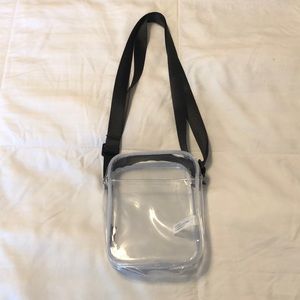 Clear crossbody purse